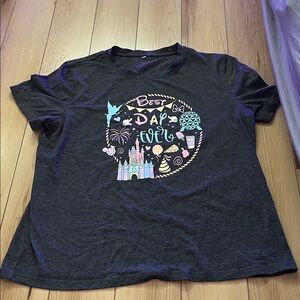 Disney Best Day Ever Graphic Tee - Charcoal